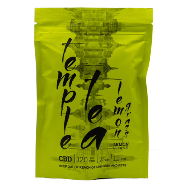 Temple Tea – Lemongrass CBD Tea – 120mg | BC Weed Edible Canada