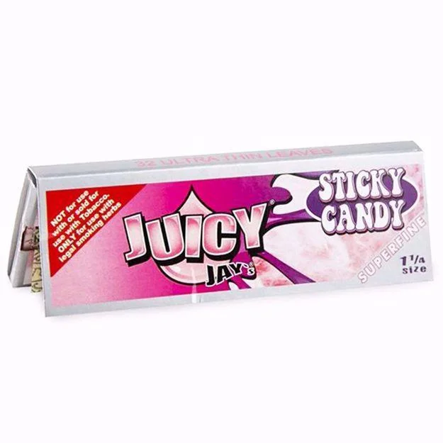Juicy Jay’s – Superfine Hemp Papers (1.25 Inch) – Sticky Candy | BC Weed Edible Canada Juicy Jay’s – Superfine Hemp Papers (1.25 Inch) – Sticky Candy | BC Weed Edible Canada