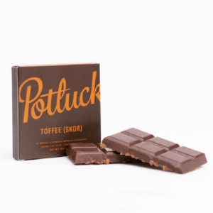 Potluck – Infused Chocolate – Toffee (Skor) – 300mg THC | BC Weed Edible Canada Potluck – Infused Chocolate – Toffee (Skor) – 300mg THC | BC Weed Edible Canada
