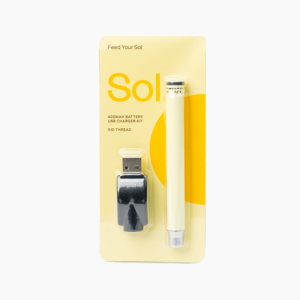 Sol – 400 mAh Vape Battery (510 thread) | BC Weed Edible Canada Sol – 400 mAh Vape Battery (510 thread) | BC Weed Edible Canada